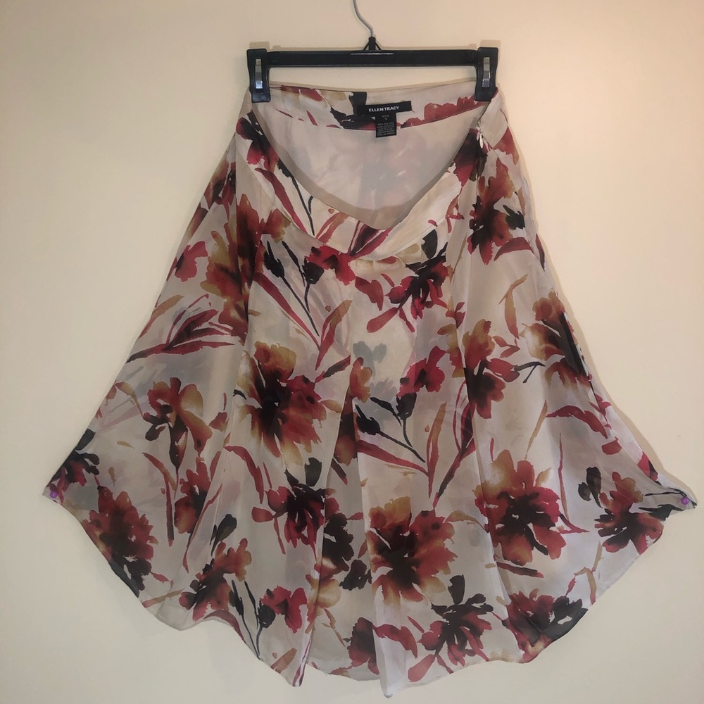 Floral Patterned Summer Skirt